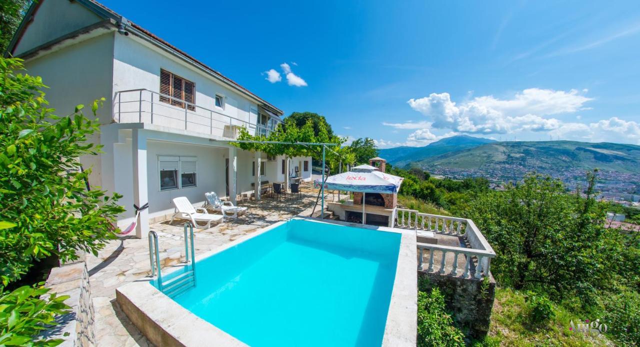 Perfect View Of Mostar - With Swimming Pool Exteriör bild