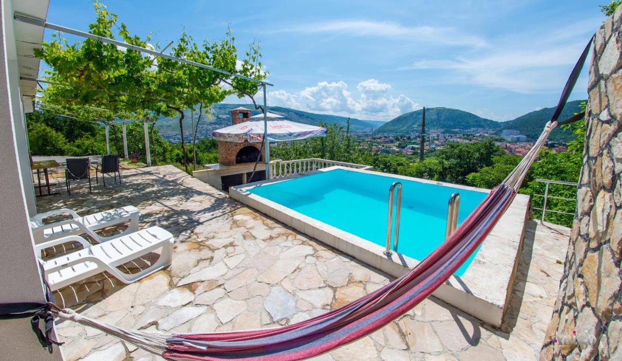 Perfect View Of Mostar - With Swimming Pool Exteriör bild