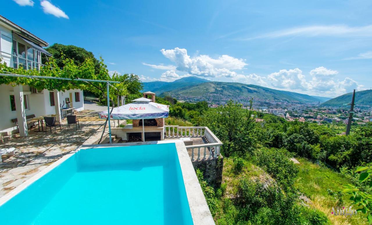 Perfect View Of Mostar - With Swimming Pool Exteriör bild