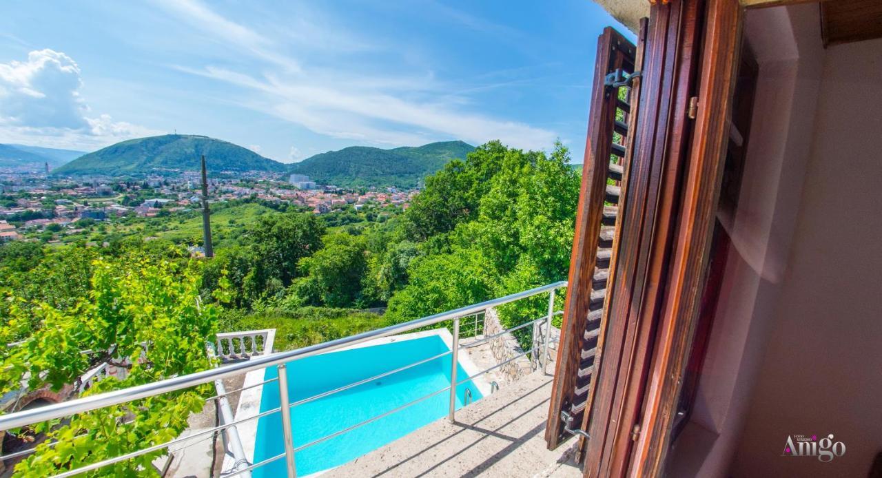 Perfect View Of Mostar - With Swimming Pool Exteriör bild